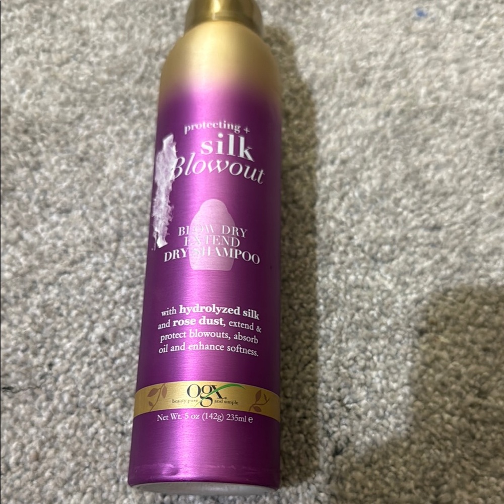 Ogx silk blowout 5 oz new